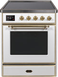 ILVE - 30" Magestic II Series Freestanding Electric Induction Range - Glass Door(s) ILVE - 30" Magestic II Series Freestanding Electric Induction Range - Glass Door(s)