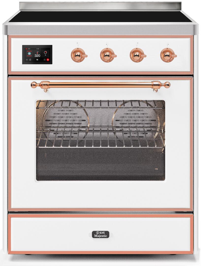 ILVE - 30" Magestic II Series Freestanding Electric Induction Range - Glass Door(s) ILVE - 30" Magestic II Series Freestanding Electric Induction Range - Glass Door(s)