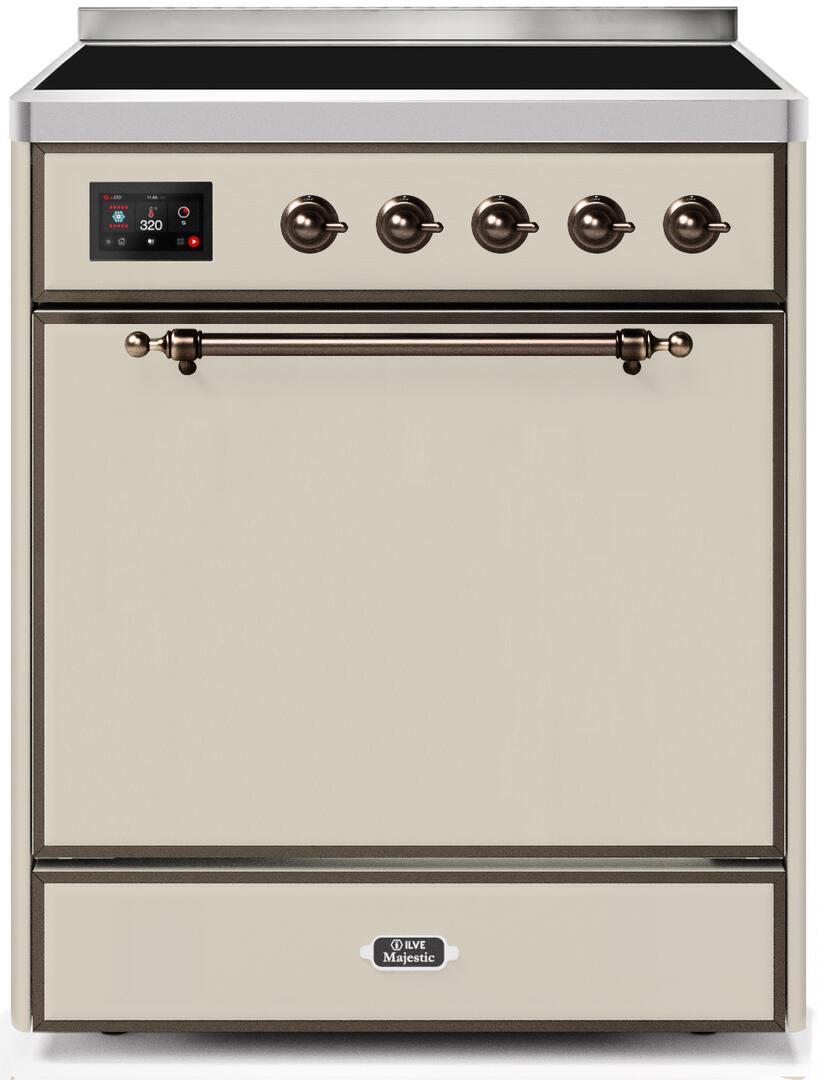 ILVE - 30" Magestic II Series Freestanding Electric Induction Range - Solid Door(s) ILVE - 30" Magestic II Series Freestanding Electric Induction Range - Solid Door(s)