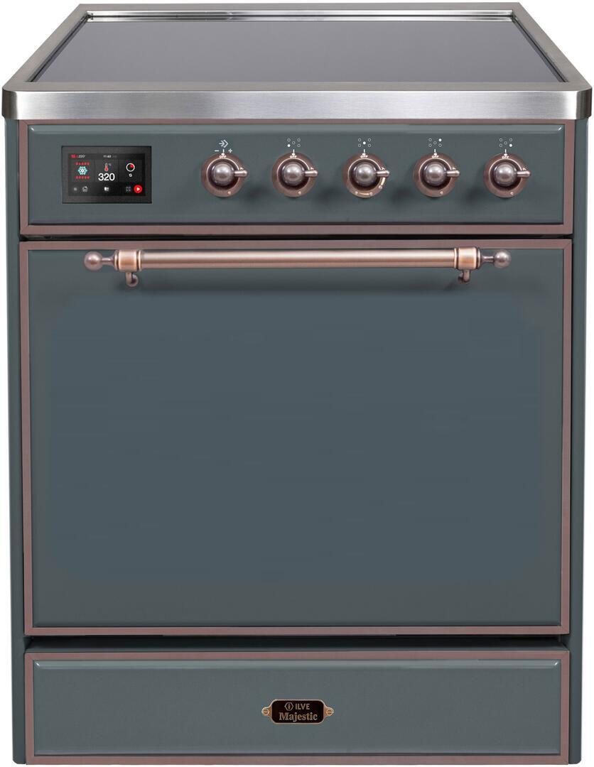 ILVE - 30" Magestic II Series Freestanding Electric Induction Range - Solid Door(s) ILVE - 30" Magestic II Series Freestanding Electric Induction Range - Solid Door(s)