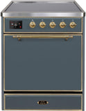 ILVE - 30" Magestic II Series Freestanding Electric Induction Range - Solid Door(s) ILVE - 30" Magestic II Series Freestanding Electric Induction Range - Solid Door(s)