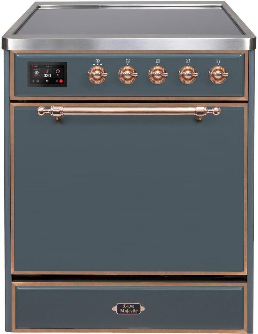 ILVE - 30" Magestic II Series Freestanding Electric Induction Range - Solid Door(s) ILVE - 30" Magestic II Series Freestanding Electric Induction Range - Solid Door(s)