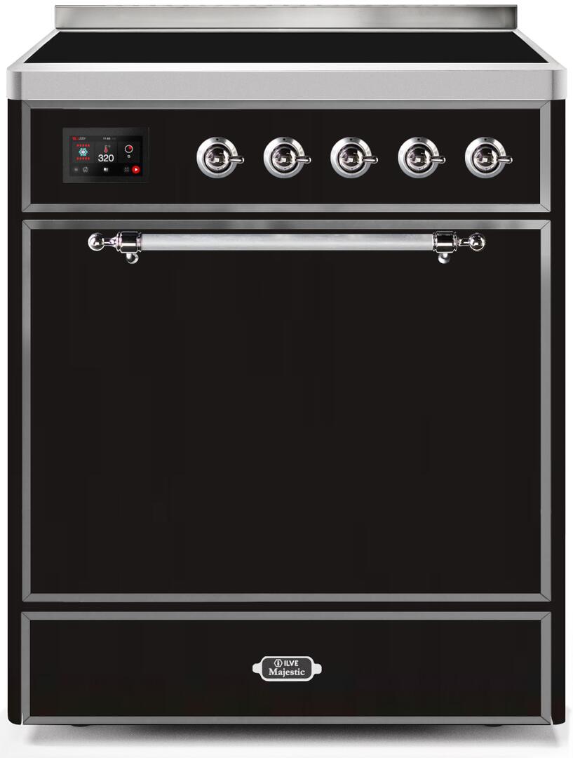 ILVE - 30" Magestic II Series Freestanding Electric Induction Range - Solid Door(s) ILVE - 30" Magestic II Series Freestanding Electric Induction Range - Solid Door(s)