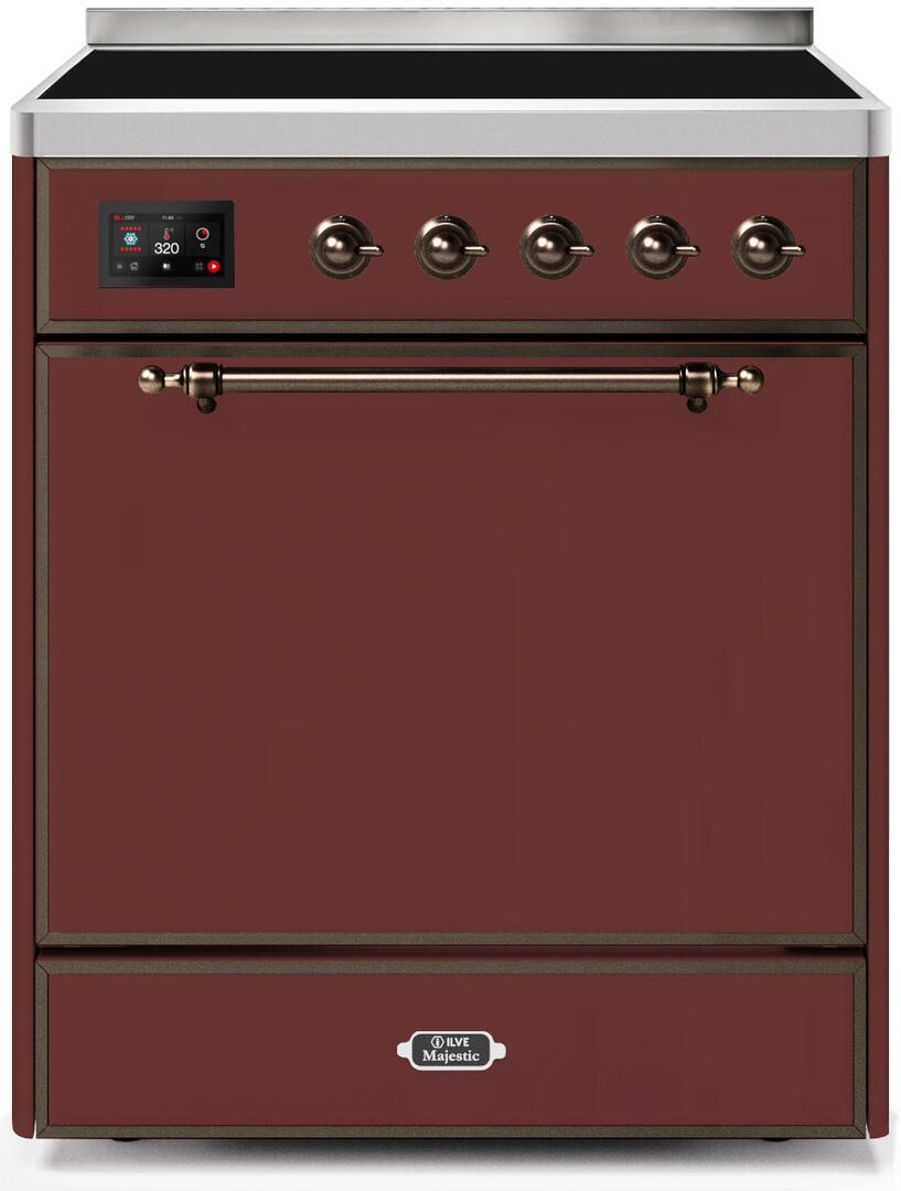 ILVE - 30" Magestic II Series Freestanding Electric Induction Range - Solid Door(s) ILVE - 30" Magestic II Series Freestanding Electric Induction Range - Solid Door(s)