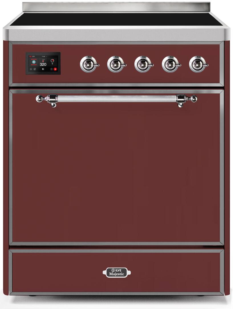 ILVE - 30" Magestic II Series Freestanding Electric Induction Range - Solid Door(s) ILVE - 30" Magestic II Series Freestanding Electric Induction Range - Solid Door(s)