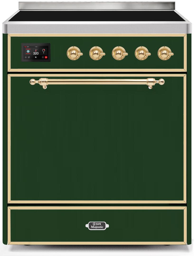 ILVE - 30" Magestic II Series Freestanding Electric Induction Range - Solid Door(s) ILVE - 30" Magestic II Series Freestanding Electric Induction Range - Solid Door(s)