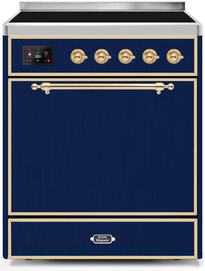 ILVE - 30" Magestic II Series Freestanding Electric Induction Range - Solid Door(s) ILVE - 30" Magestic II Series Freestanding Electric Induction Range - Solid Door(s)