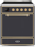 ILVE - 30" Magestic II Series Freestanding Electric Induction Range - Solid Door(s) ILVE - 30" Magestic II Series Freestanding Electric Induction Range - Solid Door(s)