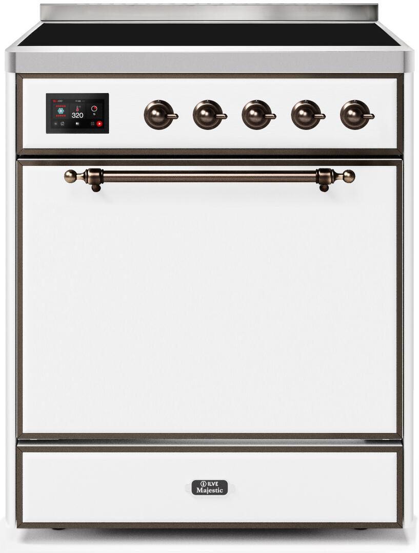 ILVE - 30" Magestic II Series Freestanding Electric Induction Range - Solid Door(s) ILVE - 30" Magestic II Series Freestanding Electric Induction Range - Solid Door(s)