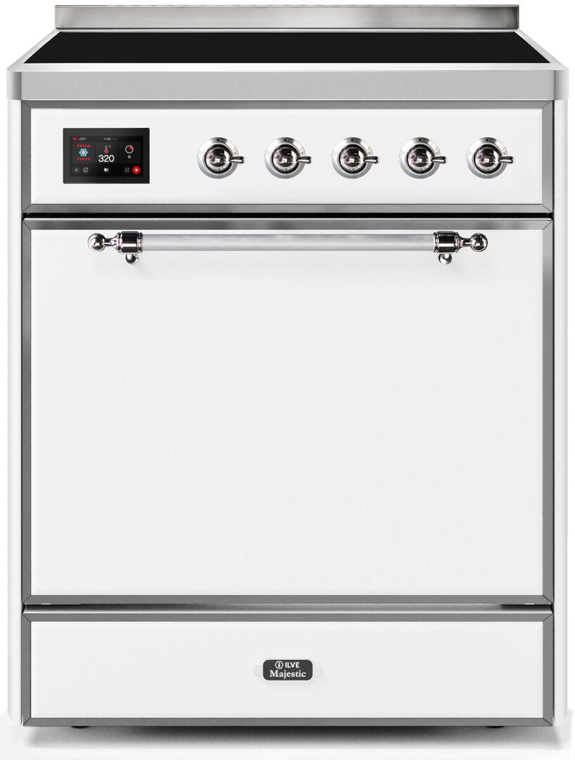 ILVE - 30" Magestic II Series Freestanding Electric Induction Range - Solid Door(s) ILVE - 30" Magestic II Series Freestanding Electric Induction Range - Solid Door(s)