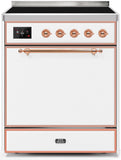 ILVE - 30" Magestic II Series Freestanding Electric Induction Range - Solid Door(s) ILVE - 30" Magestic II Series Freestanding Electric Induction Range - Solid Door(s)