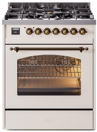 ILVE - 30" Nostalgie II Series Freestanding Dual Fuel Range - Liquid Propane ILVE - 30" Nostalgie II Series Freestanding Dual Fuel Range - Liquid Propane