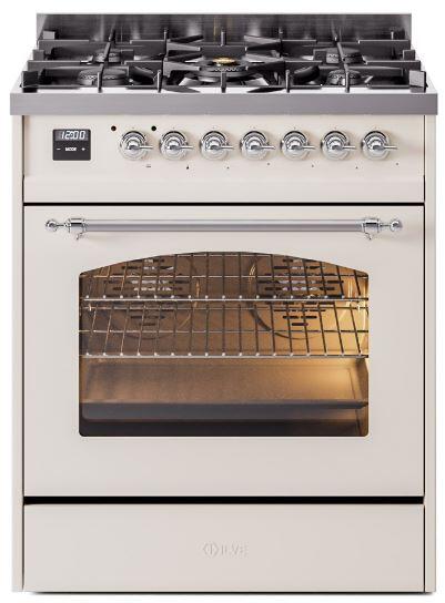 ILVE - 30" Nostalgie II Series Freestanding Dual Fuel Range - Liquid Propane ILVE - 30" Nostalgie II Series Freestanding Dual Fuel Range - Liquid Propane