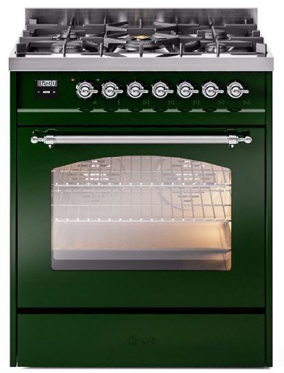 ILVE - 30" Nostalgie II Series Freestanding Dual Fuel Range - Liquid Propane ILVE - 30" Nostalgie II Series Freestanding Dual Fuel Range - Liquid Propane