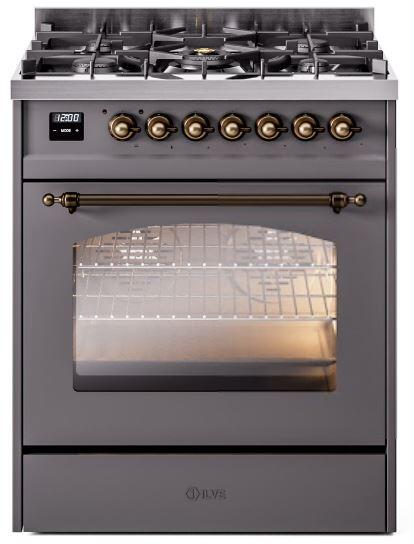 ILVE - 30" Nostalgie II Series Freestanding Dual Fuel Range - Liquid Propane ILVE - 30" Nostalgie II Series Freestanding Dual Fuel Range - Liquid Propane