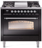 ILVE - 36" Nostalgie II Series Freestanding Dual Fuel Range - Griddle - Liquid Propane ILVE - 36" Nostalgie II Series Freestanding Dual Fuel Range - Griddle - Liquid Propane