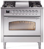ILVE - 36" Nostalgie II Series Freestanding Dual Fuel Range - Griddle - Liquid Propane ILVE - 36" Nostalgie II Series Freestanding Dual Fuel Range - Griddle - Liquid Propane