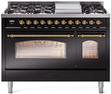 ILVE - 48" Nostalgie II Series Freestanding Dual Fuel Range - Double Oven - Griddle - Liquid Propane ILVE - 48" Nostalgie II Series Freestanding Dual Fuel Range - Double Oven - Griddle - Liquid Propane