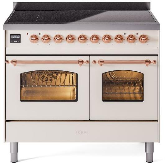 ILVE - 40" Nostalgie II Series Freestanding Electric Induction Range - Double Oven ILVE - 40" Nostalgie II Series Freestanding Electric Induction Range - Double Oven