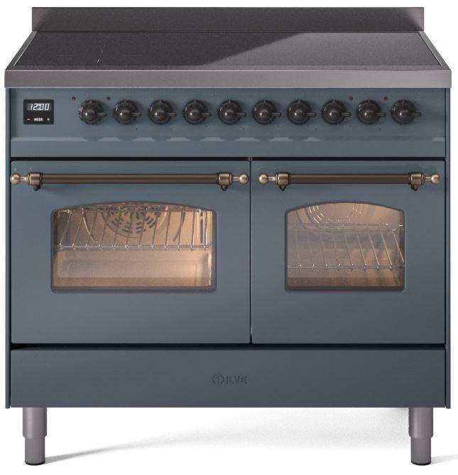 ILVE - 40" Nostalgie II Series Freestanding Electric Induction Range - Double Oven ILVE - 40" Nostalgie II Series Freestanding Electric Induction Range - Double Oven