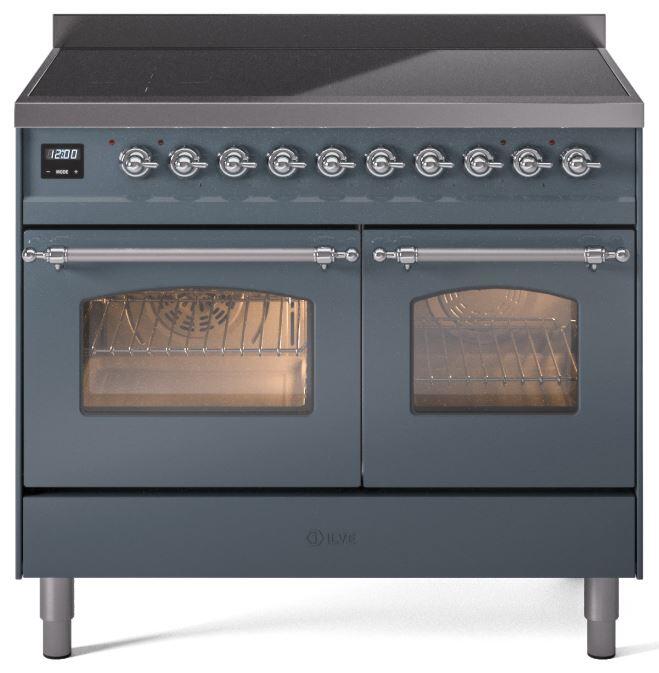 ILVE - 40" Nostalgie II Series Freestanding Electric Induction Range - Double Oven ILVE - 40" Nostalgie II Series Freestanding Electric Induction Range - Double Oven