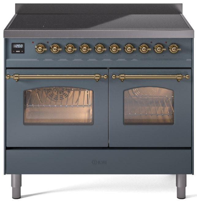 ILVE - 40" Nostalgie II Series Freestanding Electric Induction Range - Double Oven ILVE - 40" Nostalgie II Series Freestanding Electric Induction Range - Double Oven