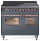 ILVE - 40" Nostalgie II Series Freestanding Electric Induction Range - Double Oven ILVE - 40" Nostalgie II Series Freestanding Electric Induction Range - Double Oven