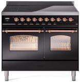 ILVE - 40" Nostalgie II Series Freestanding Electric Induction Range - Double Oven ILVE - 40" Nostalgie II Series Freestanding Electric Induction Range - Double Oven