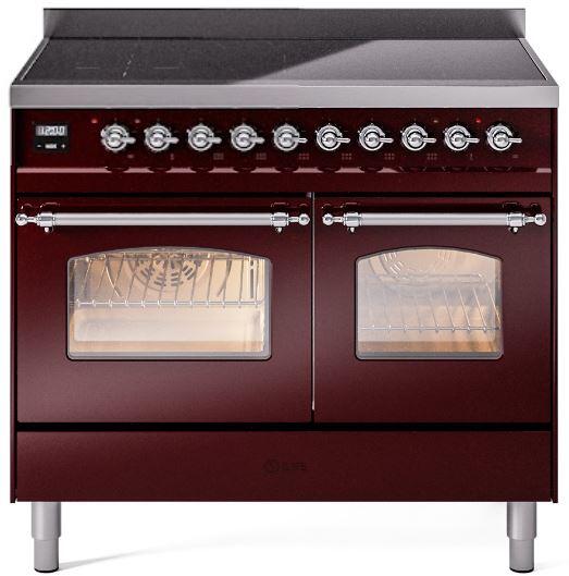 ILVE - 40" Nostalgie II Series Freestanding Electric Induction Range - Double Oven ILVE - 40" Nostalgie II Series Freestanding Electric Induction Range - Double Oven