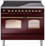 ILVE - 40" Nostalgie II Series Freestanding Electric Induction Range - Double Oven ILVE - 40" Nostalgie II Series Freestanding Electric Induction Range - Double Oven