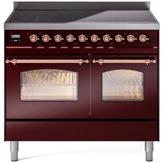 ILVE - 40" Nostalgie II Series Freestanding Electric Induction Range - Double Oven ILVE - 40" Nostalgie II Series Freestanding Electric Induction Range - Double Oven