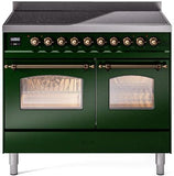 ILVE - 40" Nostalgie II Series Freestanding Electric Induction Range - Double Oven ILVE - 40" Nostalgie II Series Freestanding Electric Induction Range - Double Oven