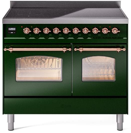ILVE - 40" Nostalgie II Series Freestanding Electric Induction Range - Double Oven ILVE - 40" Nostalgie II Series Freestanding Electric Induction Range - Double Oven