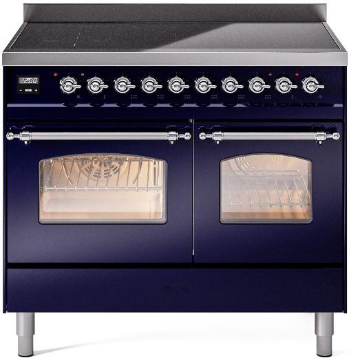 ILVE - 40" Nostalgie II Series Freestanding Electric Induction Range - Double Oven ILVE - 40" Nostalgie II Series Freestanding Electric Induction Range - Double Oven