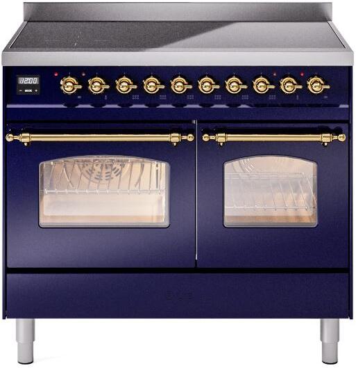 ILVE - 40" Nostalgie II Series Freestanding Electric Induction Range - Double Oven ILVE - 40" Nostalgie II Series Freestanding Electric Induction Range - Double Oven
