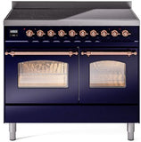 ILVE - 40" Nostalgie II Series Freestanding Electric Induction Range - Double Oven ILVE - 40" Nostalgie II Series Freestanding Electric Induction Range - Double Oven