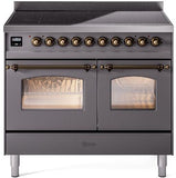 ILVE - 40" Nostalgie II Series Freestanding Electric Induction Range - Double Oven ILVE - 40" Nostalgie II Series Freestanding Electric Induction Range - Double Oven