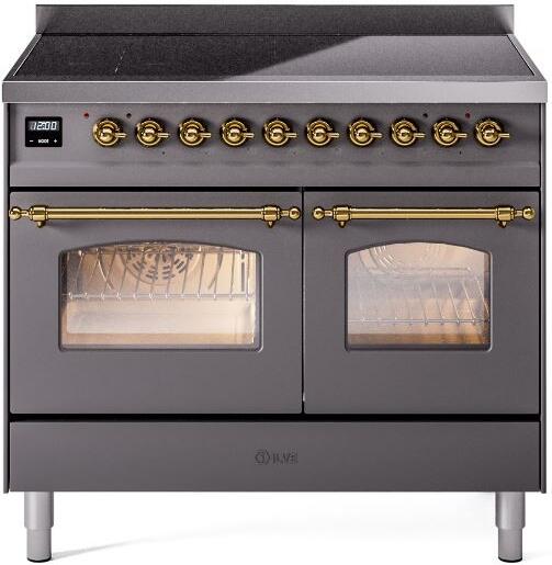 ILVE - 40" Nostalgie II Series Freestanding Electric Induction Range - Double Oven ILVE - 40" Nostalgie II Series Freestanding Electric Induction Range - Double Oven