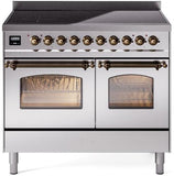 ILVE - 40" Nostalgie II Series Freestanding Electric Induction Range - Double Oven ILVE - 40" Nostalgie II Series Freestanding Electric Induction Range - Double Oven