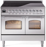 ILVE - 40" Nostalgie II Series Freestanding Electric Induction Range - Double Oven ILVE - 40" Nostalgie II Series Freestanding Electric Induction Range - Double Oven