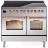 ILVE - 40" Nostalgie II Series Freestanding Electric Induction Range - Double Oven ILVE - 40" Nostalgie II Series Freestanding Electric Induction Range - Double Oven
