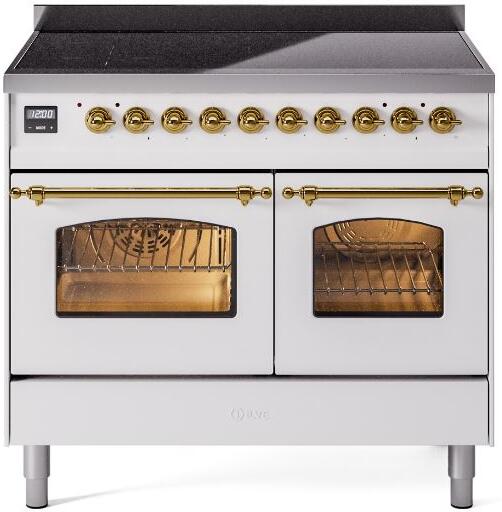 ILVE - 40" Nostalgie II Series Freestanding Electric Induction Range - Double Oven ILVE - 40" Nostalgie II Series Freestanding Electric Induction Range - Double Oven