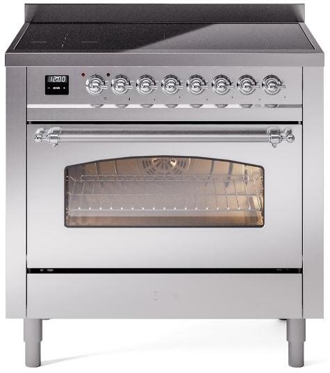ILVE - 36" Nostalgie II Series Freestanding Electric Induction Range ILVE - 36" Nostalgie II Series Freestanding Electric Induction Range