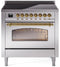 ILVE - 36" Nostalgie II Series Freestanding Electric Induction Range