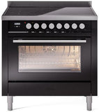 ILVE - 36" Pro Plus II Series Freestanding Electric Induction Range - Viewing Window(s) ILVE - 36" Pro Plus II Series Freestanding Electric Induction Range - Viewing Window(s)