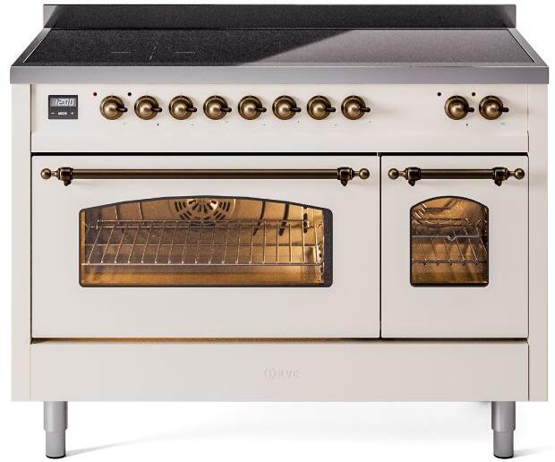 ILVE - 48" Nostalgie II Series Freestanding Electric Induction Range - Double Oven ILVE - 48" Nostalgie II Series Freestanding Electric Induction Range - Double Oven