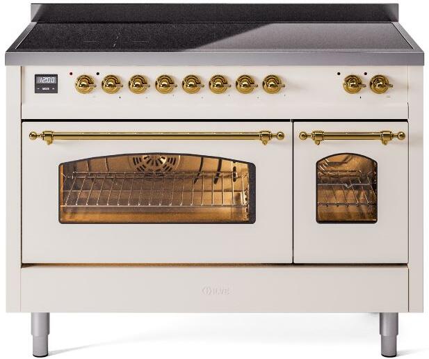 ILVE - 48" Nostalgie II Series Freestanding Electric Induction Range - Double Oven ILVE - 48" Nostalgie II Series Freestanding Electric Induction Range - Double Oven