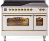 ILVE - 48" Nostalgie II Series Freestanding Electric Induction Range - Double Oven ILVE - 48" Nostalgie II Series Freestanding Electric Induction Range - Double Oven