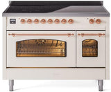 ILVE - 48" Nostalgie II Series Freestanding Electric Induction Range - Double Oven ILVE - 48" Nostalgie II Series Freestanding Electric Induction Range - Double Oven