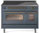 ILVE - 48" Nostalgie II Series Freestanding Electric Induction Range - Double Oven ILVE - 48" Nostalgie II Series Freestanding Electric Induction Range - Double Oven